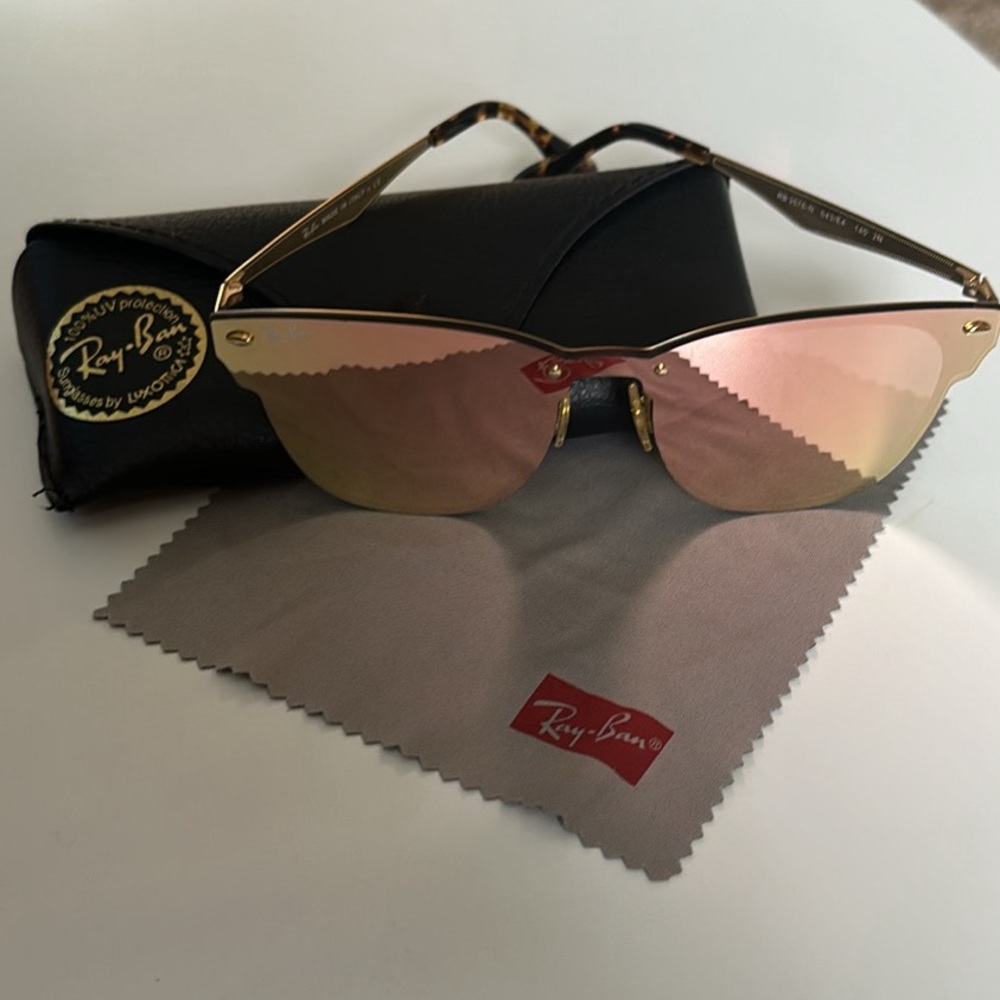 gold blaze clubmaster sunglasses
